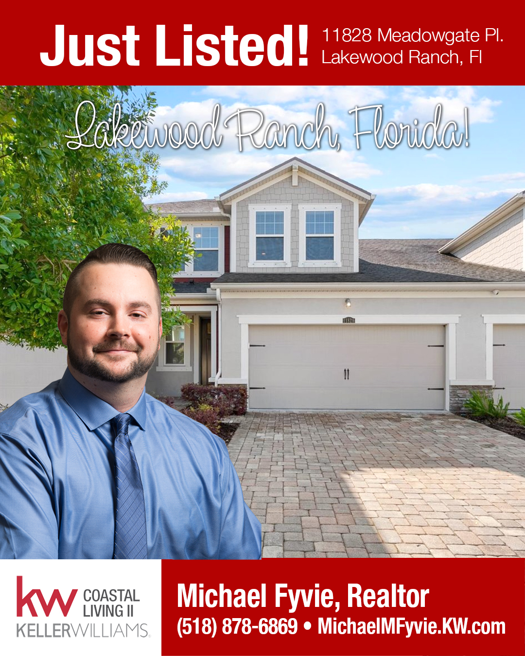 Home for Sale in Harmony at Lakewood Ranch – 11828 Meadowgate Place, Lakewood Ranch, FL